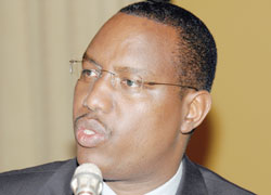 Sports minister Protais Mitali