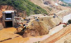Nyabarongo Hydro Power Project in Muhanga District. The New Times Photo J Mbanda