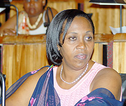Rwanda Network of Parliamentarians for Population and Development Chairperson, Liberata Kayitesi