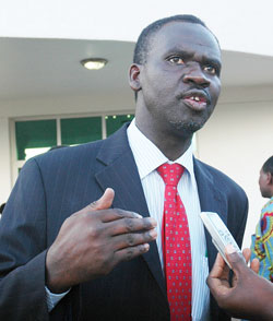 Natural Resources minister Stanislas Kamanzi