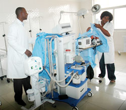  Equipment at Isange One stop centre in Kacyiru. Foreign police officers were impressed by Rwanda's stance on GBV. The New Times File