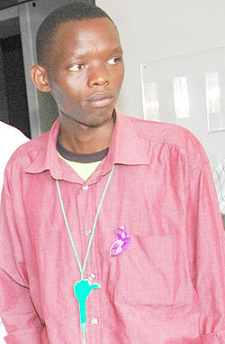 The publisher,  Ishema newspaper,  Fidele Gakire