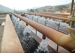 The water treatment plant at Nzove near Nyabarongo. EWSA is devising means to counter the water crisis facing several Kigali suburbs The New Times  File Photo