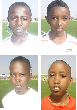 L-R:Olivier Munyaneza;Loic Nzeyimana;Alpha Rugamba;Devin Murenzi   