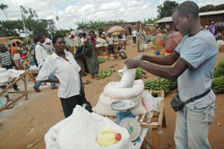 An open market in Rwamagana. Food prices in the area have significantly gone down. The New Times / File.