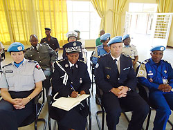 Police officers start GBV investigation course yesterday.The New Times Bonny Mukombozi.