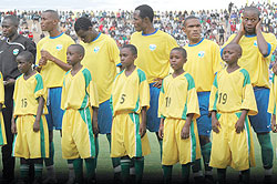 Amavubi players during a past international match at Amahoro Stadium. The New Times / File