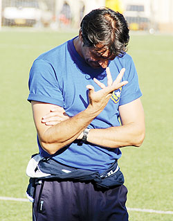 IN CONFIDENT MOOD: Police coach Goran Kopunovic. The New Times/File.