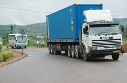 The ratification of the Northern Corridor Treaty will ease transport from the sea to the hinterland. The New Times File.