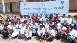 Young women demonstrate their commitment to change and engage in action. The New Times. Daniel Sabiiti
