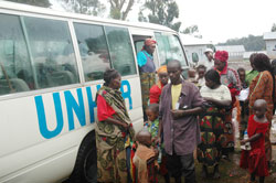  Returnees from DRC at the Nyagatare transit Camp in Rusizi before reintergration.  The New Times /File