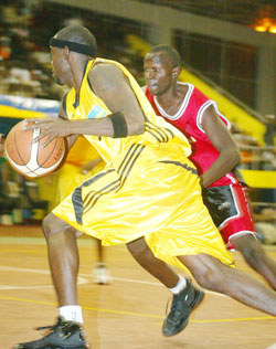 Rwandau2019s shooting guard Amandin Rutayisire is one those players Vaceslav Kavedzija hopes to rely on. The New Times/File.