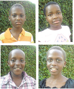 Angella Rusanga ;Deborah Mbassana;Jemima Uwikunda;Edna Mugunga  