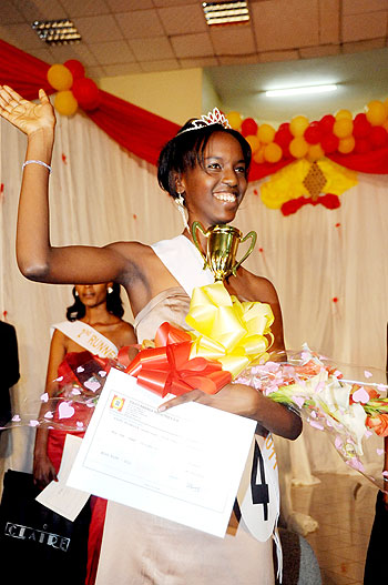 Crysta Joe Giraso, 20, who was crowned Miss KIST 2011.