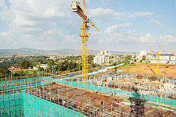 The Kigali Convention centre is one of the major ongoing construction projects in the country. Construction attracted investments worth over US$900m The New Times/ File Photo 