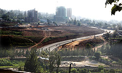  Land in lower kiyovu has received an infrastructure boost to attract investors. The New Times /Timoth Kisambira