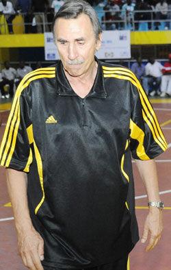 Head coach Vaceslav Kavedzija won only one game in Madascar. The New Times / File