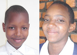 L-R: Elvis Kirenga ;Sandra Kayitesi