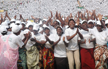  Health counsellors from across the country during their Itorero last year. Gasabo District will train its counsellors on nutrition. The New Times /file photo