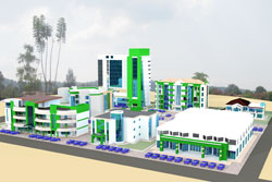 An artist's impression of the projected Islamic Headquarters to be constructed at a cost of Rwf  5bn. The New Times /Courtsey.