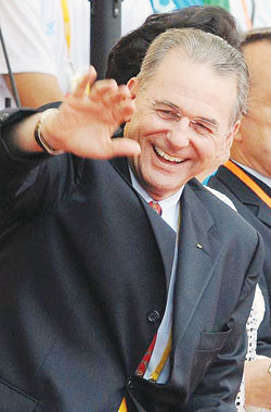 Jacque Rogge is making his maiden visit to Rwanda. Net photo.