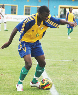OUT: France based forward Elias Uzamukunda will miss Saturday's Nations Cup qualifier because of travel documents. The New Times / File