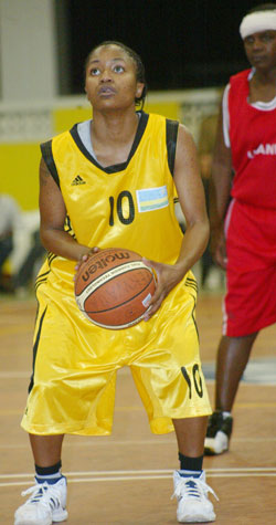 Honore Ayebare was voted the Most Valuable Players (MVP) during the  zone V championship. The New Times / File