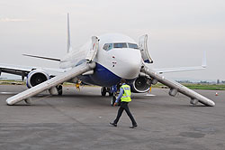 RwandAir crew has completed partial emergency evacuation exercises The New Times / File photo