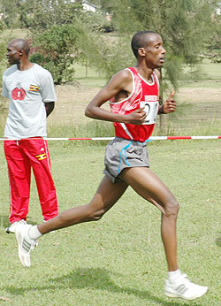 Hakizimana has set himself a busy schedule as he searches for the ticket to the London Games next year. The New Times/File photo