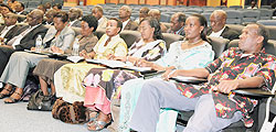 Some of the senatorial candidates that will start canvassing for votes today. The New Times /File photo