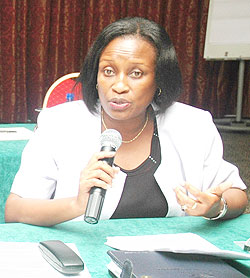 EAC Deputy Secretary General -Political Federation Beatrice Kiraso.