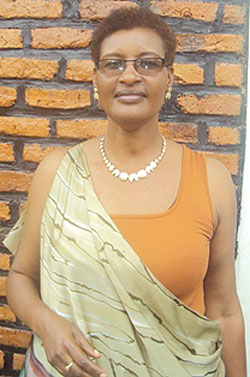 Senate contender Donatille Mukabalisa,51, holds a law degree