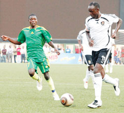 TEAM LEADER: Olivier Karekezi (R) has made an impact since his return to the military side. The New Times/File.