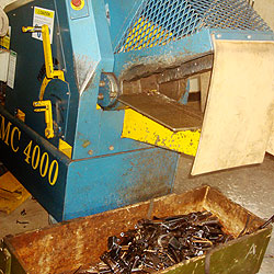 The firearms crushing machine that was introduced to quash illicit arms. The New Times /File photo