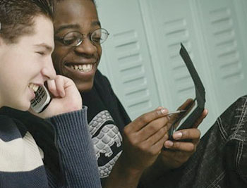 Today, phones are replacing the role of parenting. Net photo