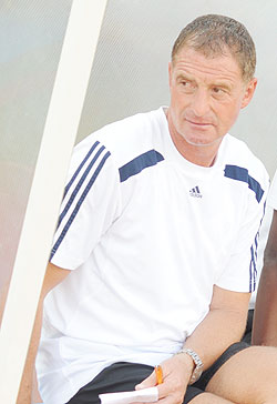 APR coach Ernie Brandts has set sights on doing well in the CAF Champions League. The New Times/File photo 