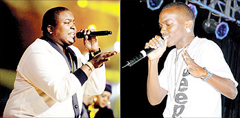 L-R: Sean Kingston;Tom Close.