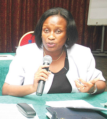Deputy Secretary General (Political Federation) Beatrice Kiraso