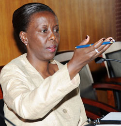 Minister Louise Mushikiwabo led the Rwandan delegation to Turkey. The New Times /File