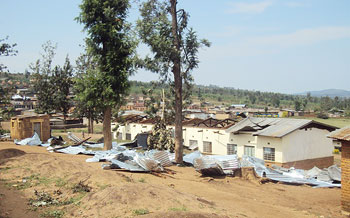 A number of schools and houses in Nyagatare and Gatsibo districts were destroyed by heavy rains in the past. The New Times/File. 