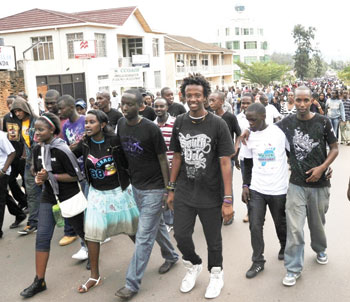 Rwanda's youth on the move. They value their future. The New Times/ File