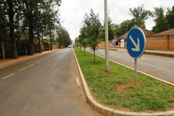 A street in the Kigali city centre; Kigali City residents will play a pivotal role in the envisaged road naming project due from this Saturday.The New Times /File.