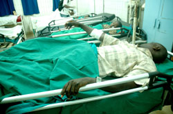 A patient in one of the country's health facilities. Medics have warned against ignoring common ailments which could deteriorate in the long term. The New Times /File.