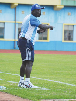 Jean Marie Ntagwabira is happy with Rayon's perfect start. The New Times / File photo.