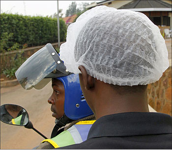 Motorcycle operators have ignored the new smart cover to protect passengers against contracting skin related diseases. The New Times / File photo