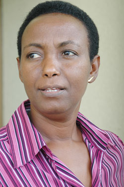  Gender and Family Promotion Minister Aloisea Inyumba
