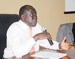 Justice Minister Tharcisse Karugarama has clarified Rwanda's position on the trial of former Chadian President. The New Times File.