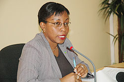  The burial of the late Minister Christine Nyatanyi who died in Belgium last week is due today