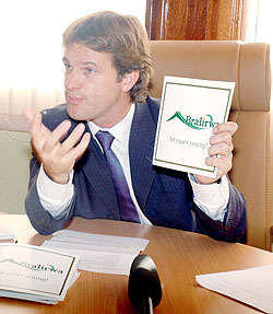 Bralirwa MD Erik Piederiet