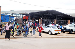 The front view of Kicukiro Market. A modern shopping mall will be constructed on the premises. The New Times /File photo.